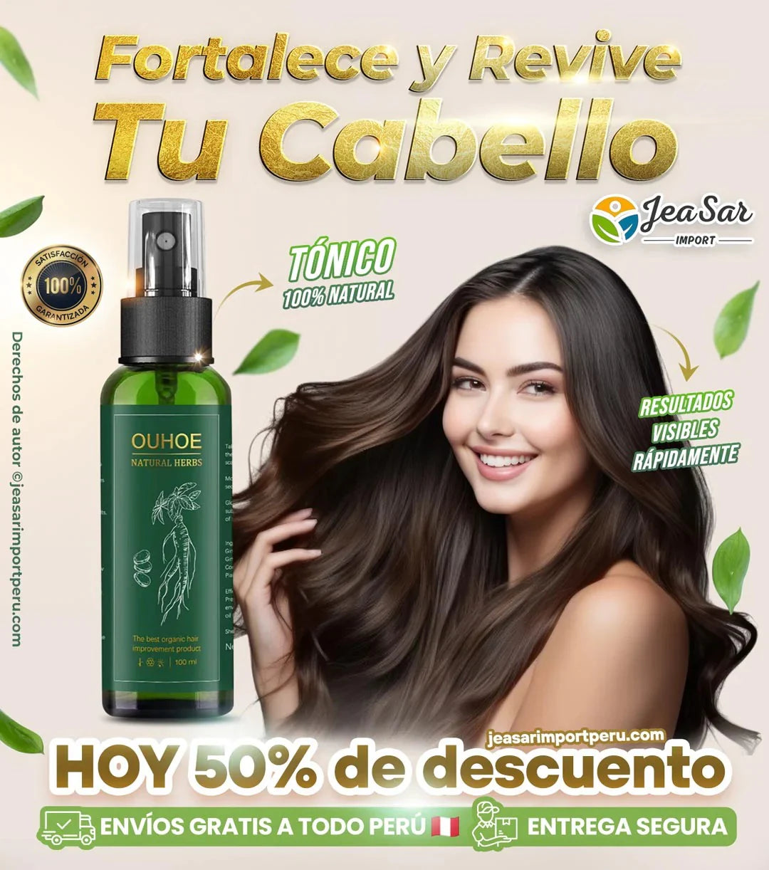 OUHOE tonico crecimiento capilar